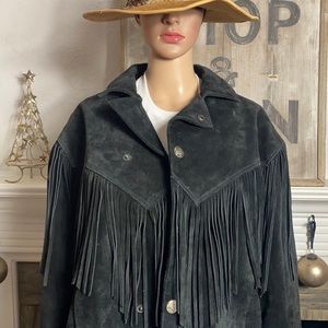 Gorgeous Vintage Wilson’s Fringe Suede Jacket